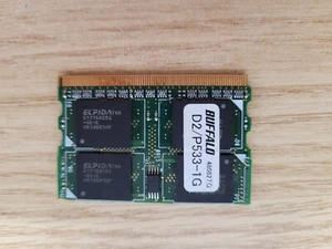 RARE 1GB Buffalo D2/533-1G Micro Dimm RAM - Panasonic R5, Y5, W5, T5 compatible - Picture 1 of 3