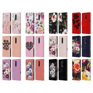 OFFICIAL ANIS ILLUSTRATION FLOWERS LEATHER BOOK WALLET CASE FOR ONEPLUS PHONES - Picture 1 of 18