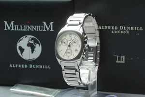 Dunhill Cityscape Chronograph 142 PXQH Quartz White Dial Watch – Box & Links - Picture 1 of 10