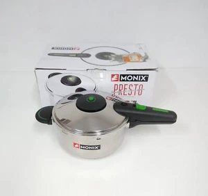 Autocuiseur MONIX M911001 Presto 4L en inox 18/8, tous types de cuisinières - Photo 1/6