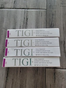Bundle of FOUR (4) TIGI Professional Cosmetics Luxe Lipgloss in Shade Chic - Picture 1 of 3