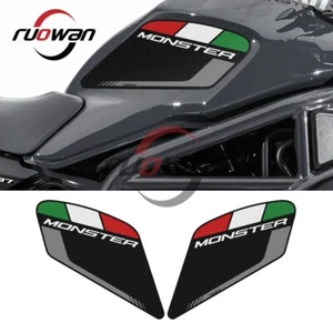 For Ducati Monster 797 821 1200 2017-2019 Side Tank Pad Protection Knee Grip Mat - Picture 1 of 7