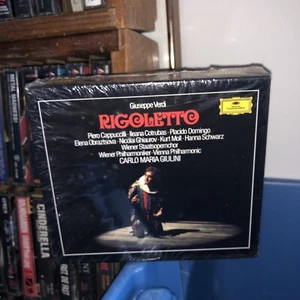 Verdi  Rigoletto Full Opera Box 2 CDs Carlo Maria Guilini Deutsche Grammophon - Picture 1 of 1