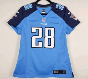 Camiseta de fútbol americano Nike de Chris Johnson #28 de los Tennessee Titans de la NFL para mujer talla M - Imagen 1 de 17