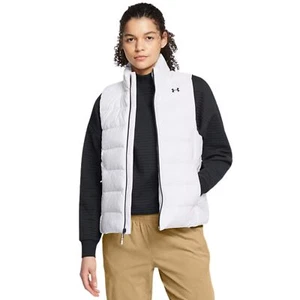 Under Armour Legend Down Women's Winter Vest, White/Black, Small - Picture 1 of 3