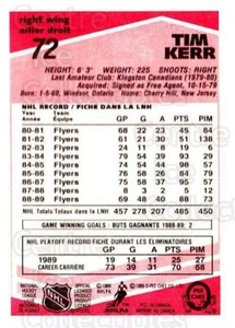 1989-90 O-Pee-Chee Tembec Test #72 Tim Kerr - Picture 1 of 1