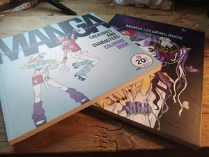 2  Manga Coloring Books - Bild 1 von 11