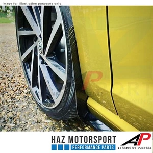AP Design Gloss Carbon Fibre Front Mud Flaps/Arch Guards - VW Golf MK7 / 7.5 - Picture 1 of 1