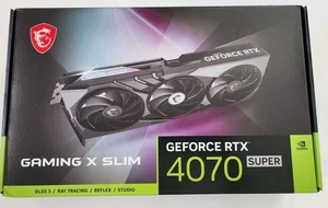 MSI Geforce RTX 4070 SUPER GAMING X SLIM Gaming GraphicsCard - Picture 1 of 7