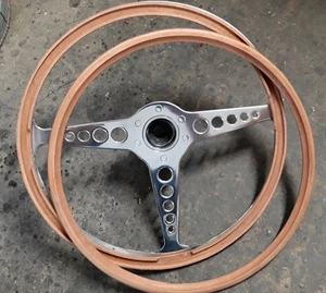 Volante Llanta Madera para Jaguar E Tipo Serie 1 Serie 2 XKE - Imagen 1 de 5