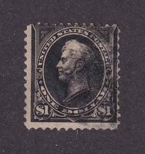 MATT'S STAMPS SCOTT #276 OLIVER HAZARD PERRY $1-DOLLAR ISSUE OF 1895 USED CV$100 - Picture 1 of 3