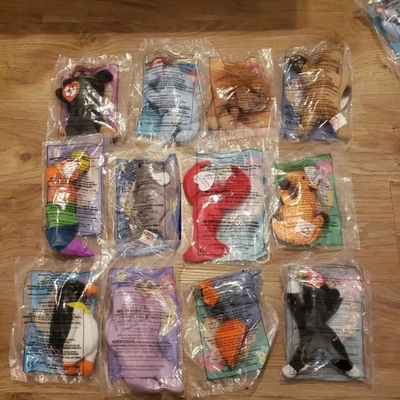 McDonald's TY TEENIE BEANIE BABY 1998 SET COMPLETO 1-12 PRECINTADO Foto 1 de 4