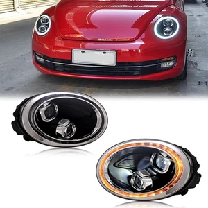 LED Headlights for Beetle 2013-2022 Projector Front Lamps Pair Assembly - Picture 1 of 6