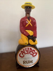Seltene Calypso Rum Glasflasche Barbados Vintage RL Seale & Co - Bild 1 von 16