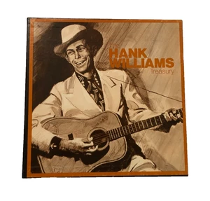 Hank Williams Treasury P4S-5616 Stereo MGM 4-Records Set Vintage 1976 Vinyl NM - Picture 1 of 12
