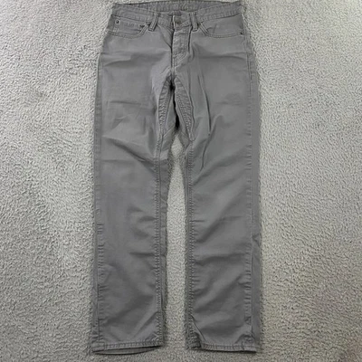 Pantalones de mezclilla ajustados Levi's 511 Commuter para hombre 31x30 reflectante refuerzo 5 bolsillos gris Foto 1 de 4