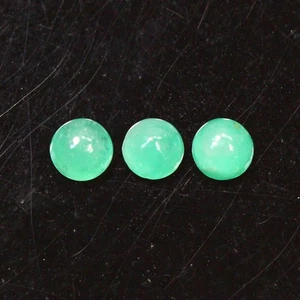0,59 quilates_hermosa_exacta 3,5 mm cabina redonda_100 % natural mejor esmeralda colombiana - Imagen 1 de 3