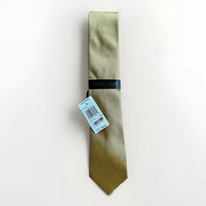 NUOVA cravatta da uomo Donald J Trump Signature Collection in seta oro giallo designer - Foto 1 di 6