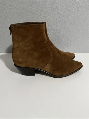 Botines occidentales de gamuza marrón camel talla 7B Loeffler Randall para mujer Foto 1 de 4