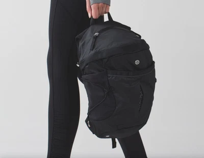 Lululemon Women's Run All Day Backpack Black Rucksack - Image 1 of 4