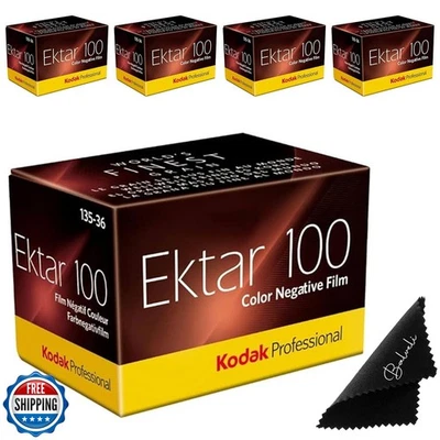 Película Kodak Ektar 100 35 mm paquete de 4 - ISO 100, 36 película de color de exposición para 35 mm F Foto 1 de 4