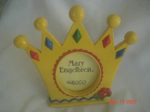 NICE! MARY ENGELBREIT / ENESCO Queen of the Kitchen YELLOW CROWN PICTURE FRAME - Picture 1 of 7