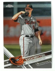 2017 Topps Chrome #152 Zach Britton Baltimore Orioles Baseball - Picture 1 of 2