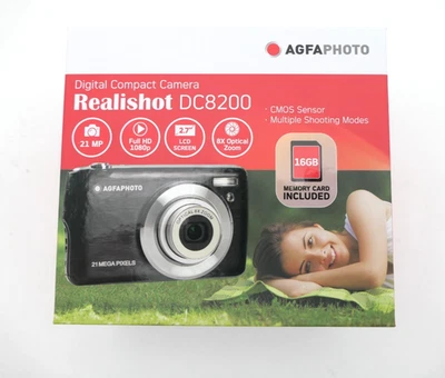 AGFAPHOTO Realishot DC8200 Kompakte Digitalkamera Schwarz 21 MP - Bild 1 von 4