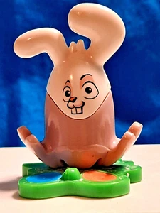 Bunny Rabbit Egg Miniature Kinder RARE Toy Figurine Collectible 1.75" Tall Toy - Picture 1 of 12