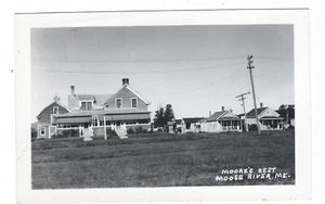 Moore’s Rest, Moose River, Maine Old Real Photo Postcard - Picture 1 of 1
