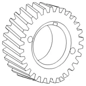 326705R1 New Crankshaft Gear Fits Case-IH Tractor Models 2806 2856 1026 + - Picture 1 of 6