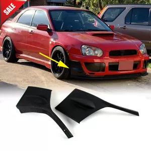 Fit for Subaru Impreza WRX STI 04-05 Front Side Bumper Splitter Lips Cover Caps - Bild 1 von 12