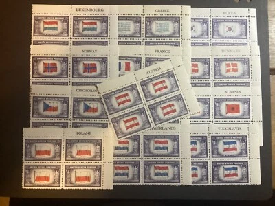 ICOLLECTZONE  US 909-921 Plate Block Complete Set XF NH - Image 1 of 4