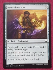 Magic The Gathering COMMANDER LEGENDS CMR AMORPHOUS AXE artifact card MTG - Picture 1 of 2