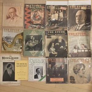 Etude MUSIC 13 LOT 1927-1963 Musical America/Leader/Quarterly - Picture 1 of 1