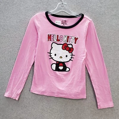 Hello Kitty девочка Sleepwear средний розовый Sleepshirt логотип Sanrio графический футболка - Изображение 1 из 4