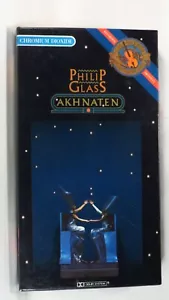 PHILIP GLASS – Akhnaten 1987 EU 3 x cassette box w/ libretto SEALED - Picture 1 of 5