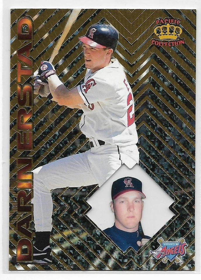 1997 Pacific Prisms DARIN ERSTAD Anaheim Angels Card 3 CORNHUSKER Baseball Coach - Image 1 of 1