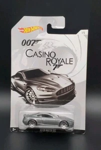 Hot Wheels 007 Casino Royale Aston Martin DBS Silver 1:64 Scale #1/5 - Picture 1 of 3