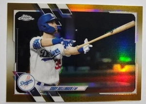 2021 Topps Chrom Cody Bellinger Sp Variation Gold Refraktor #/50 Dodgers - Bild 1 von 3