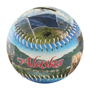 Alaska Souvenir Baseball - Picture 1 of 2