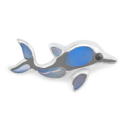 Delfin Anhänger aus 925 Silber für Mädchen Damen - Bild 1 von 4