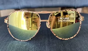 Women’s Sky Eyewear Sunglasses Snake Skin Print - Picture 1 of 4