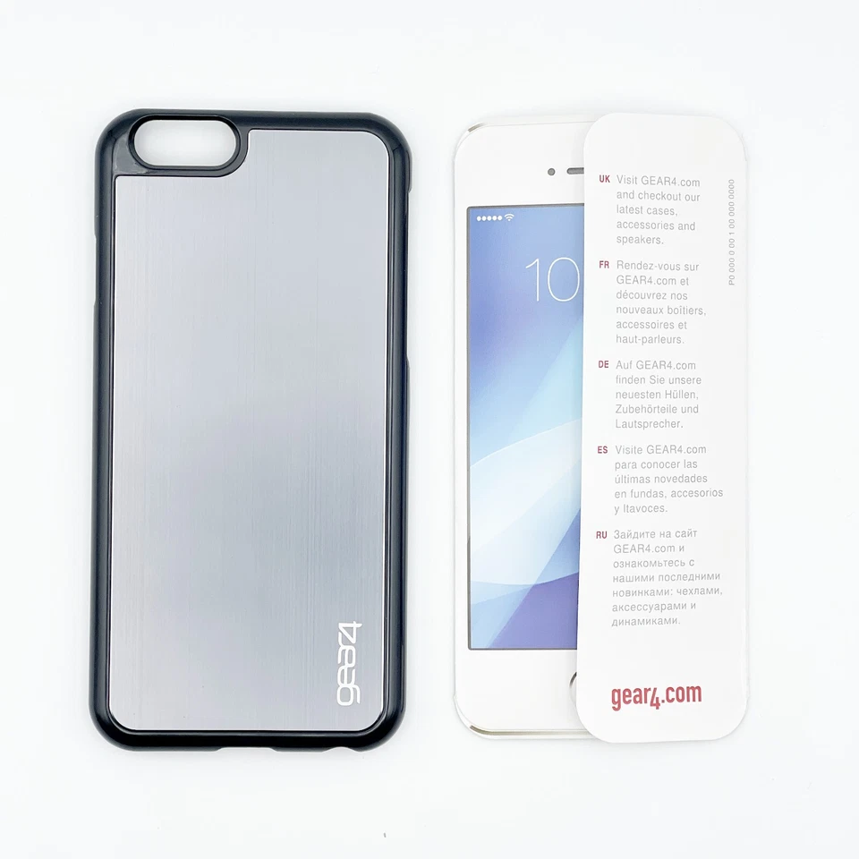 Genuine Gear4 Aluminium Light Phone Case Back Cover For Apple iPhone 6 6S 7 8 - Image 1 of 1