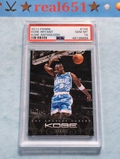 2012 Panini Anthology #106 KOBE BRYANT Perfect PSA 10 Gem Mint | Pop 1 | HOF 