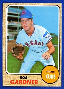 1968 Topps Set Break # 219 Rob Gardner Chicago Cubs EX- EXMT