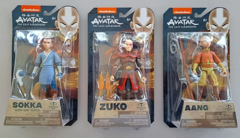 Avatar The Last Airbender 5 Inch Figure Lot Of 3  Sokka Zuko Aang McFarlane Toys Cover