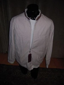 Russell Simmons Argyleculture Jacke Nadelstreifen leicht XXL 2XL beige neu mit Etikett $ 125 - Bild 1 von 8