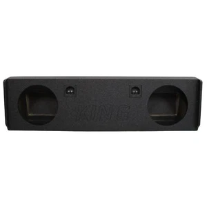 King Boxes 12" Dual Sprayed Sealed Box 14-18 Silverado/Sierra Crew Cab OPEN BOX - Picture 1 of 5
