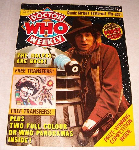 DR WHO #1 BRITISH WEEKLY COMIC WITH GIFT ORIGINAL COPY OCTOBER 17 1979 DALEKS